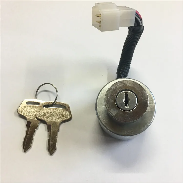 Фото Выключатель зажигания 66101-55200 для тракторов Kubota BX1500D, BX1830D, BX2200D, BX2230D №2