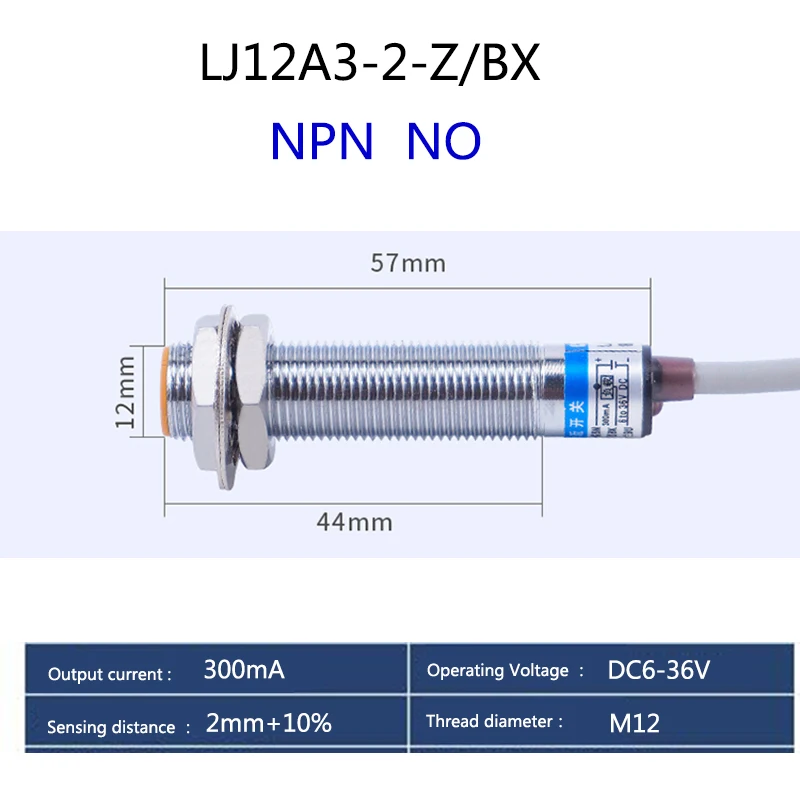 Флюоресцентный датчик приближения индуктивный с детектором металла для AX AY DX DZ EX