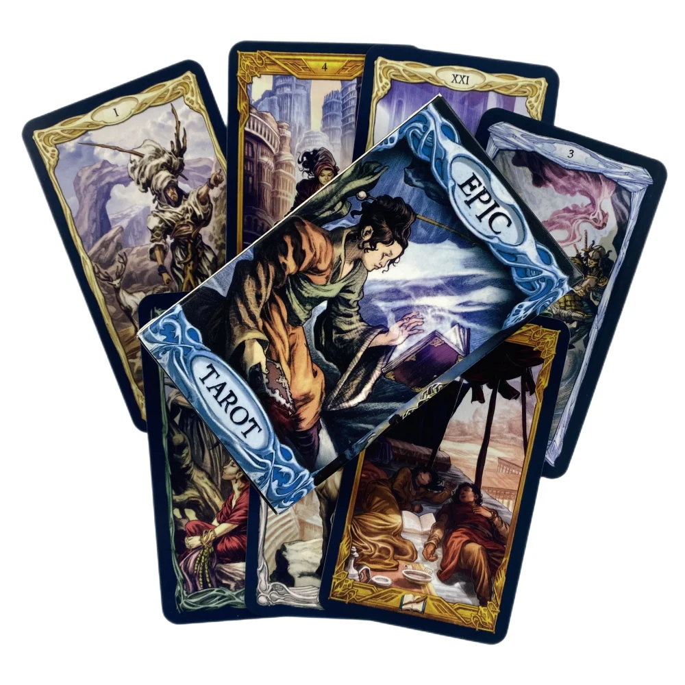 Карты Таро Epic 78 колодов издание гадания с изображением оракла англоязычное