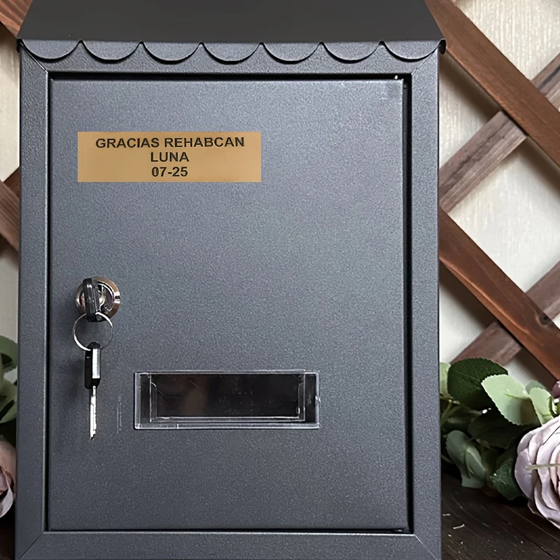 

Персонализированные адресные наклейки из нержавеющей стали Enjoy steel