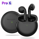 Беспроводные наушники Pro 6, спортивные Bluetooth-наушники с микрофоном, шумоподавляющие беспроводные наушники для Xiaomi, iphone, Samsung