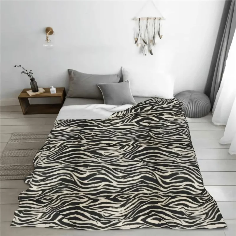 Винтажная текстура с принтом зебры черная полоса кожа Африканские животные