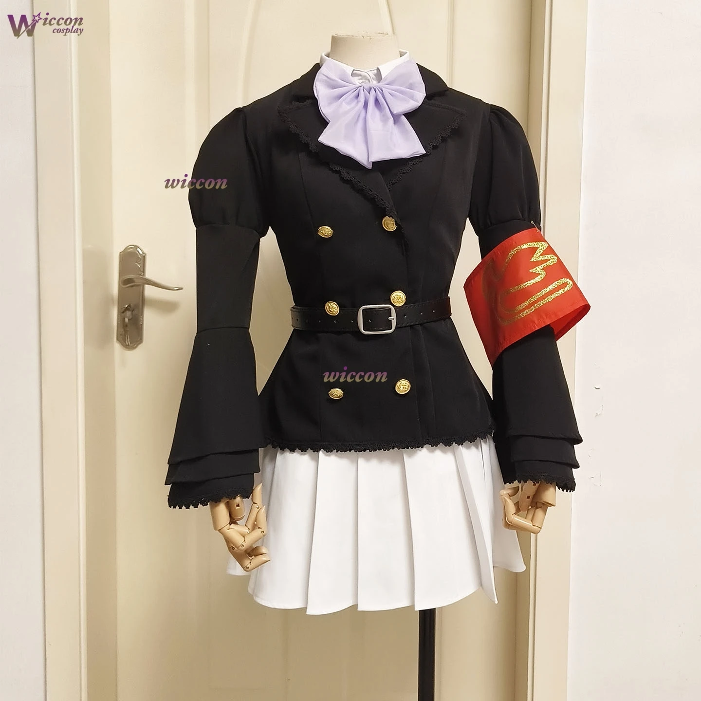 Фото Костюм для косплея Umineko no Naku Koro ni Ange Ushiromiya, игровой аниме-костюм, наряд для Хэллоуина, карнавала, ролевых игр, полный комплект, высокое качество №5
