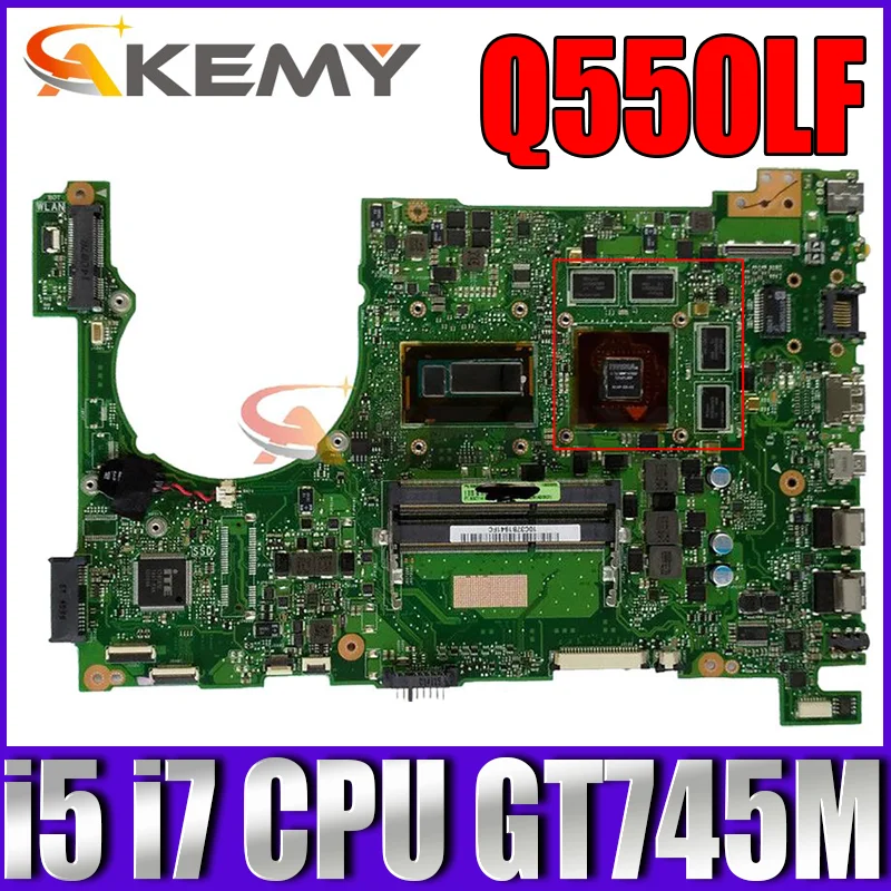 

Материнская плата Q550LF GT745M для ноутбука ASUS N550LF Q550L Q550LF