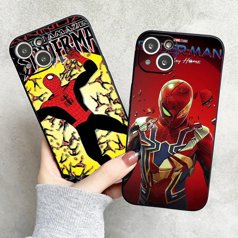 

Spider-Man: No Way Home Phone Case For Funda iPhone 11 12 13 Pro Max Mini X XR XS SE 2020 6 7 8 Plus Soft Celular Carcasa Coque