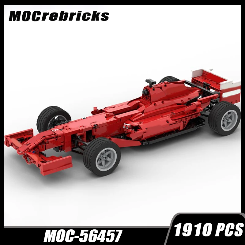 

Серия супер автомобилей Red Racing F1 F2007 масштаб 1:8 MOC строительные блоки коллекция экспертов высокой сложности кирпичи игрушки Рождество для подарка