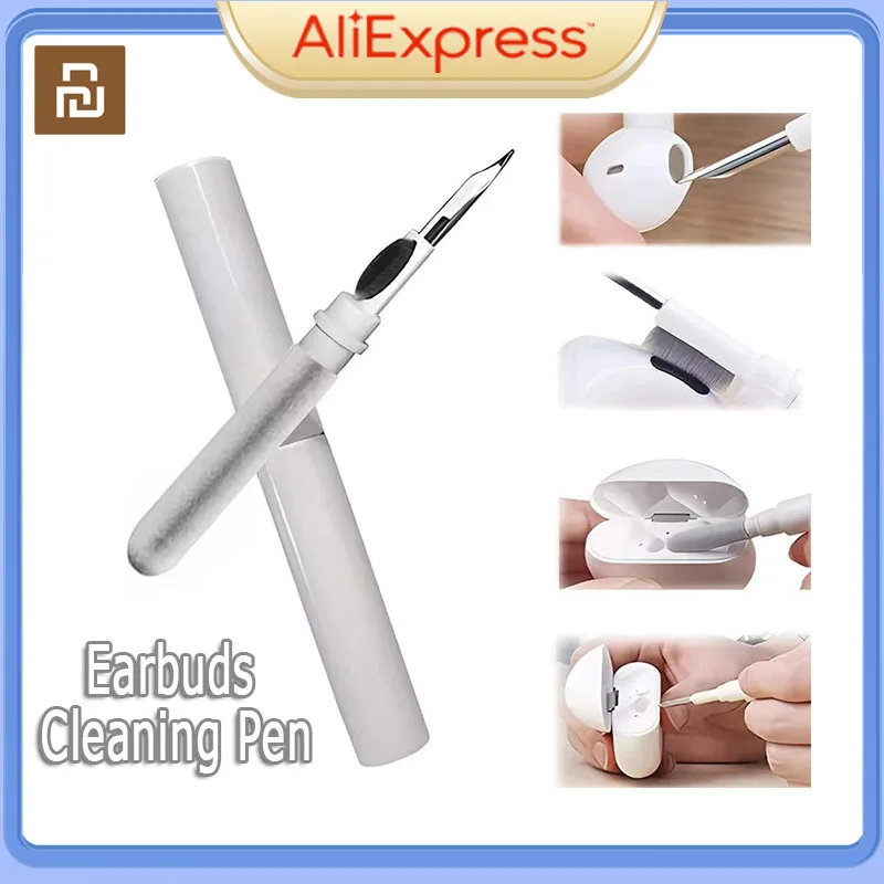 

Youpin Bluetooth Earphone Cleaner Pen Earphones Cleaning Tool for Airpods Pro 3 2 1 Durable Earbuds Case Phone Clean Kit Brush