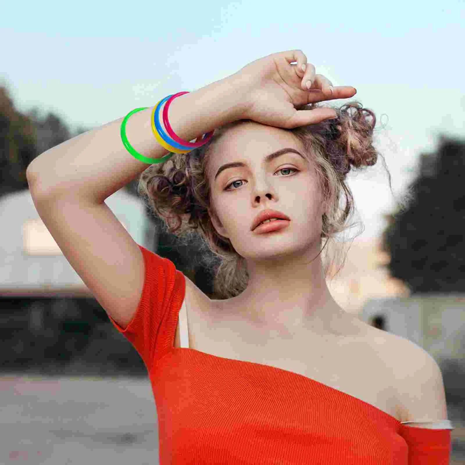 Детский браслет красочный желейные браслеты 80 браслетов подарочные поделки для