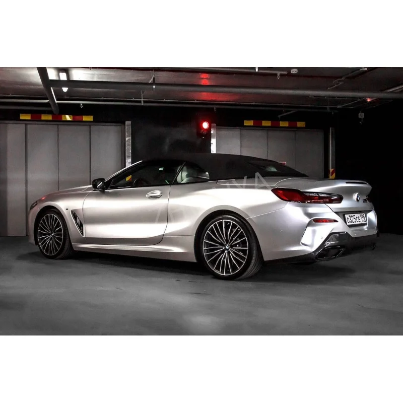 Высококачественная атласная Серебристая виниловая пленка призрака для