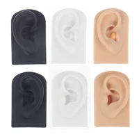 1pcs new silicone ear model professional practice piercing tools earring ear stud display tools can be reused body jewelry