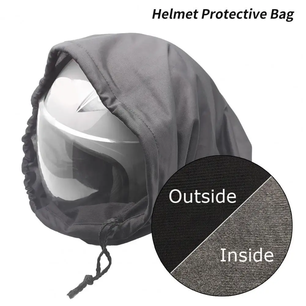 

Useful Protective Not Easy To Deform Corrosion Resistant Helmet Bag for Bicycle Drawstring Helmet Bag Helmet Bag