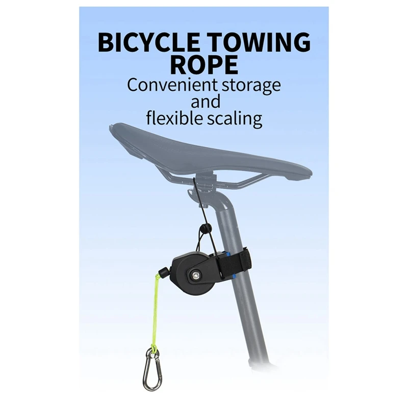 Outdoor Mountain Bike Trailer Traction Device Parent-Child Bicycle Rope