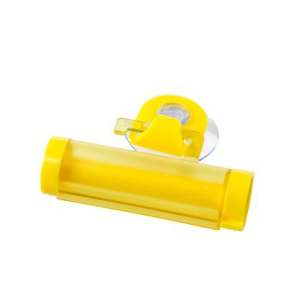 

Toothpaste Dispenser Tube Partner Sucker Hanging Toothpaste Storage Hanging Organizer Squeezer Random Color