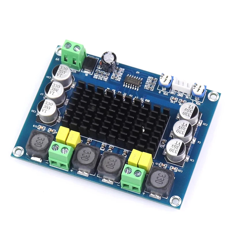 XH-M543 Плата цифрового усилителя мощности высокой TPA3116D2 Модуль аудиоусилителя