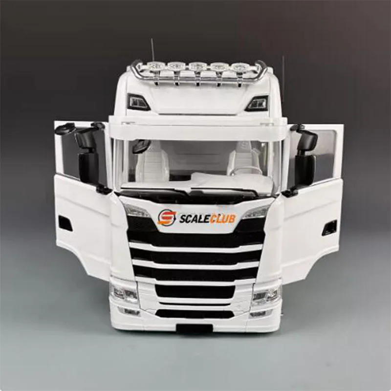 Кабина Scaleclub 770S для 114 Tamiya RC, открывающиеся двери кабины с внутренней оболочкой кабины, пульт дистанционного управления, аксессуары для прицепа и грузовика (art.: 3920ceafa2811) - 3920ceafa2811