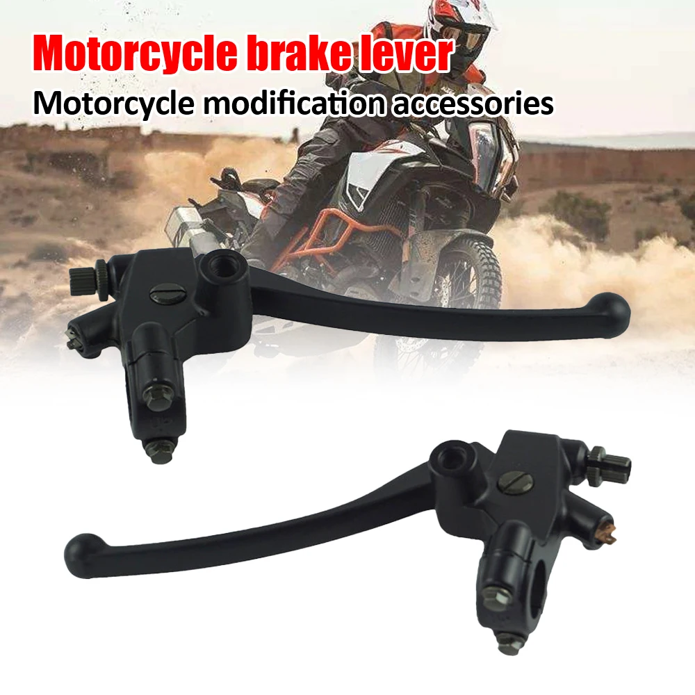 

22mm Motorcycle Brake Clutch Handle Lever Assy For Honda CG 125 Motorcycle Levers Black Modification Front Brake