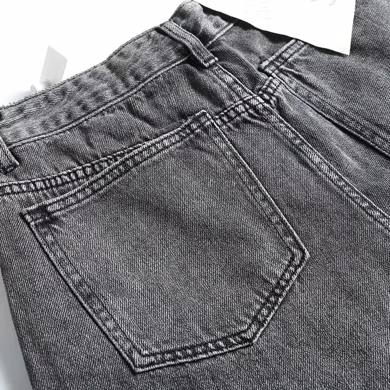 Withered 2023 England Style High Street Retro Ripped Hole Washed High Waist Mom Bermuda Denim Shorts Women