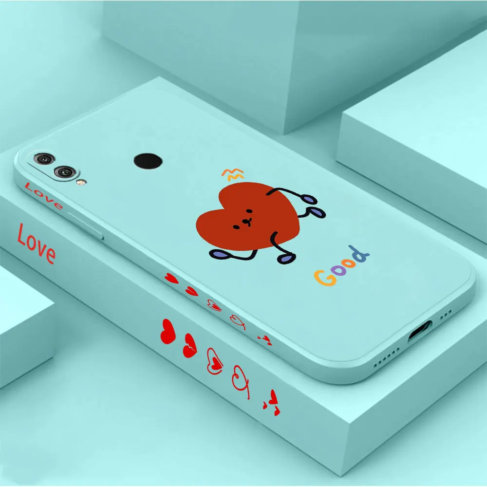 

Red Love Heart Phone Case For Honor 80 80SE 80GT 70 60 60SE 50 50SE 30 30S 20 20S 10 9 X8 Pro Plus Max 4G 5G Cover Funda Cqoue