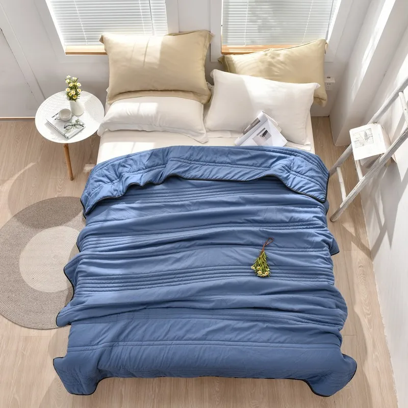Manta refrescante de verano para cama, mantas ponderadas para dormir caliente, para adultos y niños, edredón de aire acondicionado para parejas