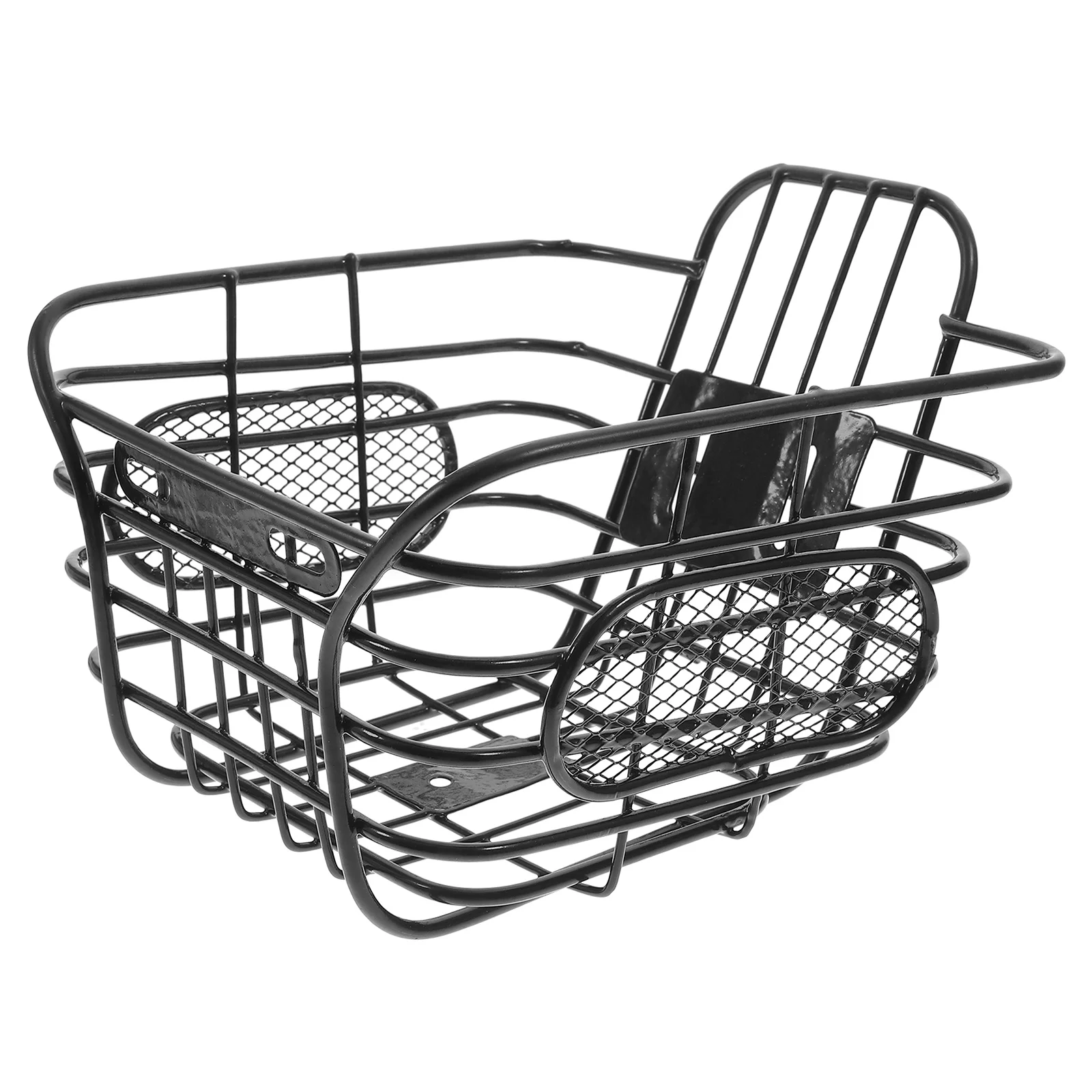 

Basket Bike Front Handlebar Hanging Accessories Lift Off Wire Mesh Cycle Mountain Storage Steel