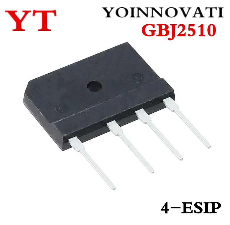 50 шт. GBJ2510 GBJ 2510 25A 1000V лучшее качество (art.: 3920c8f4fd6bf) - 3920c8f4fd6bf