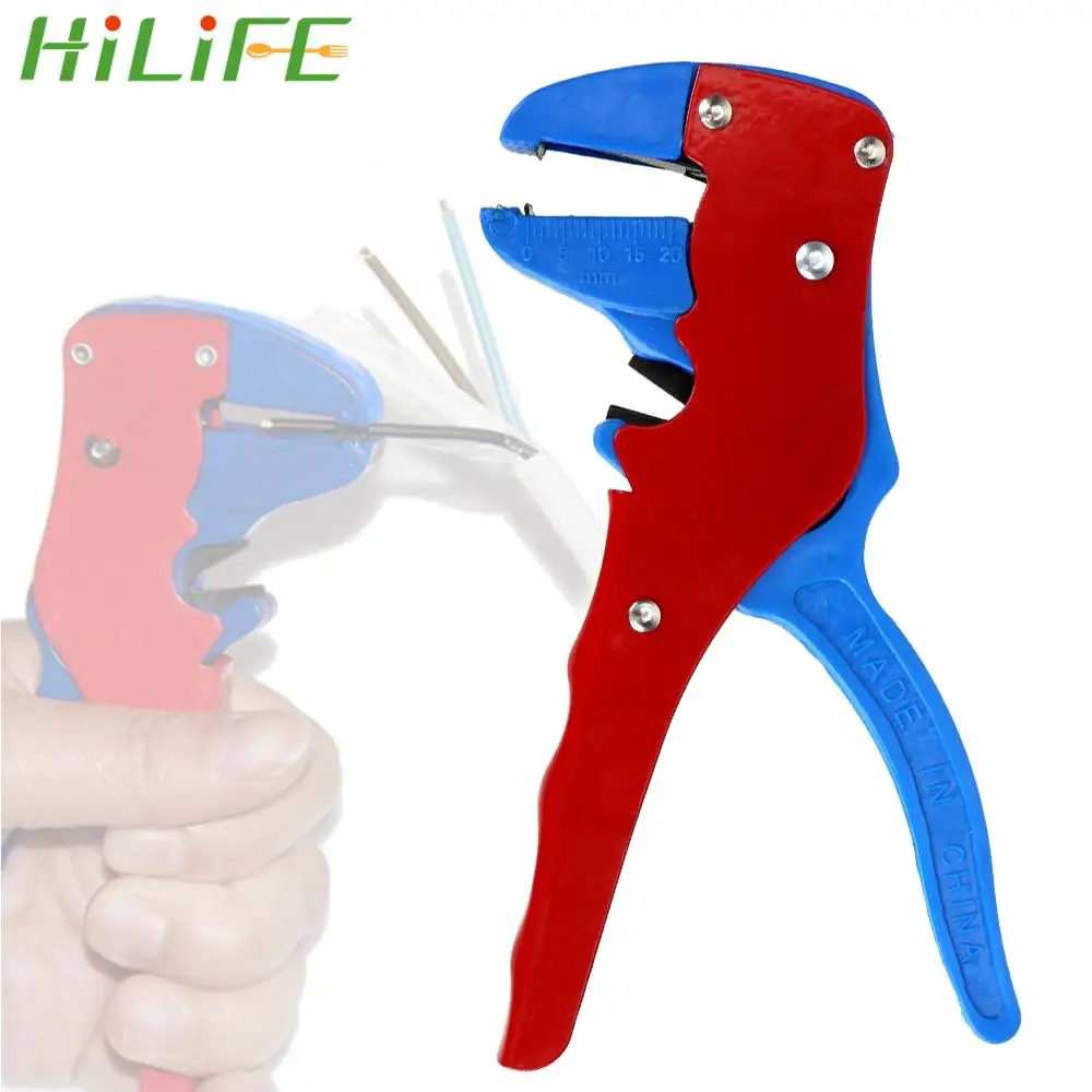 

Регулируемый обжимной резак HILIFE, автоматический инструмент для зачистки проводов, для кабелей 0,2-3 мм, ручной инструмент