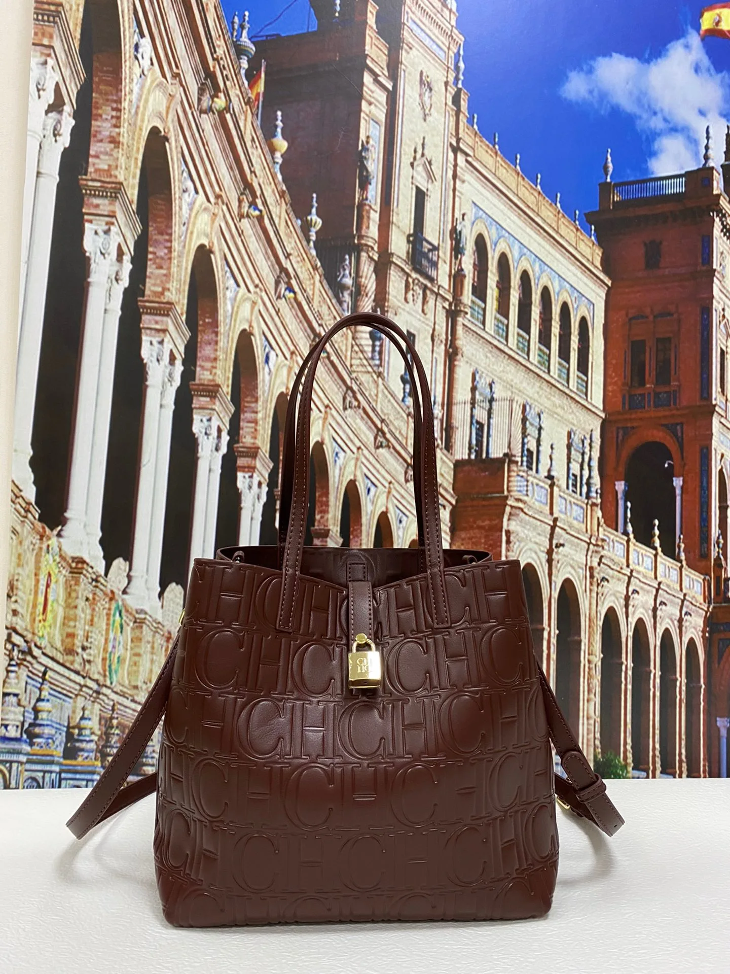 

CHCH 100% кожаная текстура рельефная сумка-мешок тоут женская Роскошная брендовая дизайнерская вместительная модная сумка высокого класса