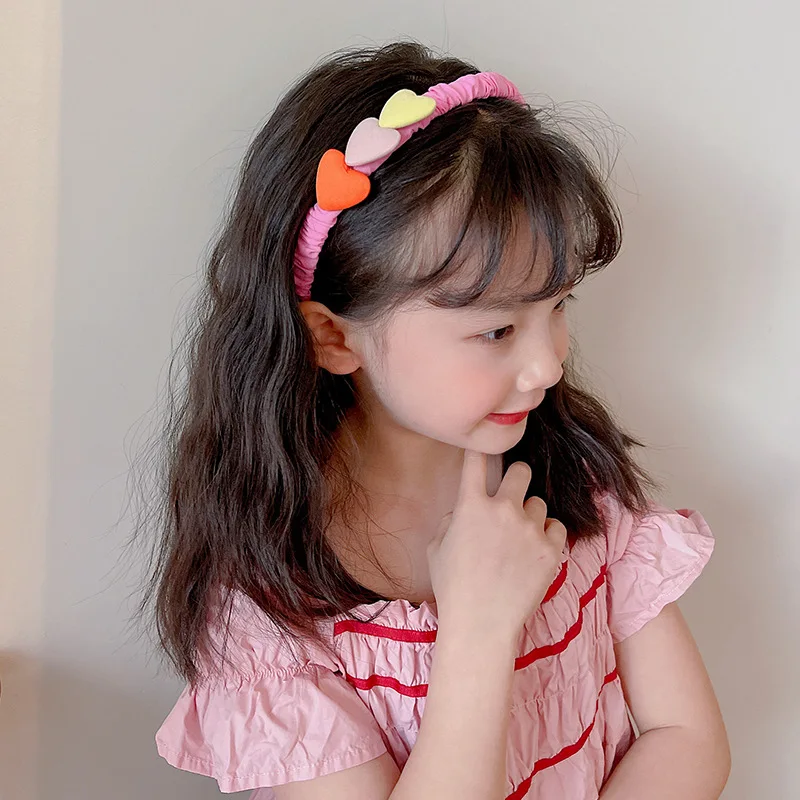 

Colorful Flower Heart Sponge Hairbands Children Outdoor Sweet Hair Decorate Headband Hair Hoop Kids Fashion Hair Accessories