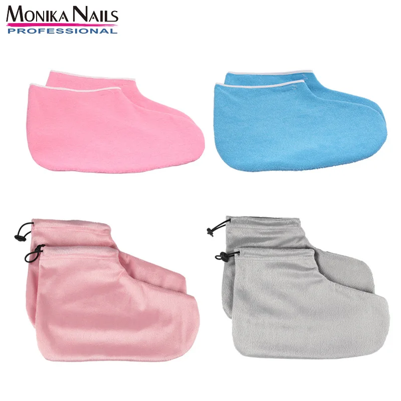 

Nail Paraffin Hands Feet Mitts Infrared Therapy SPA Machine Keep warm Glove Skin Care Heat Wax Mitten Nail Art Tools