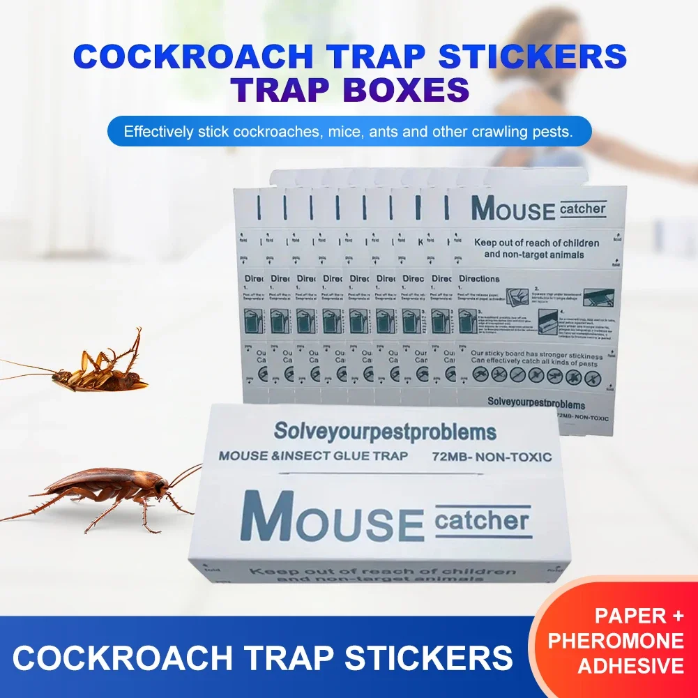 Клеевая ловушка Shunmaii для мышей 12 шт. пакетов липкая бумажная доска разрушения