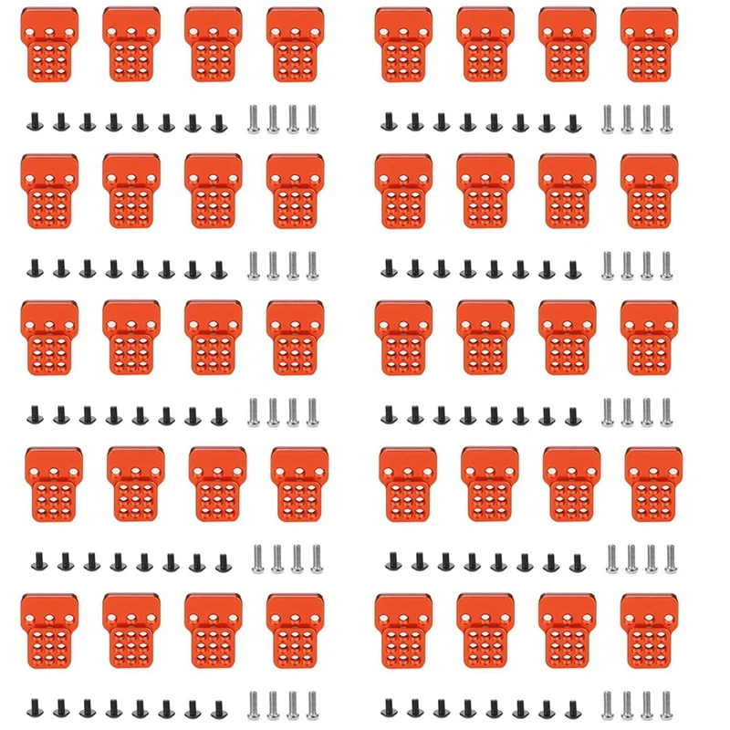 

10X Metal Adjustable Shock Absorber Bracket Extender Seat For WPL C14 C24 C34 C44 B14 B16 B24 B36 1/16 RC Car Parts,Red