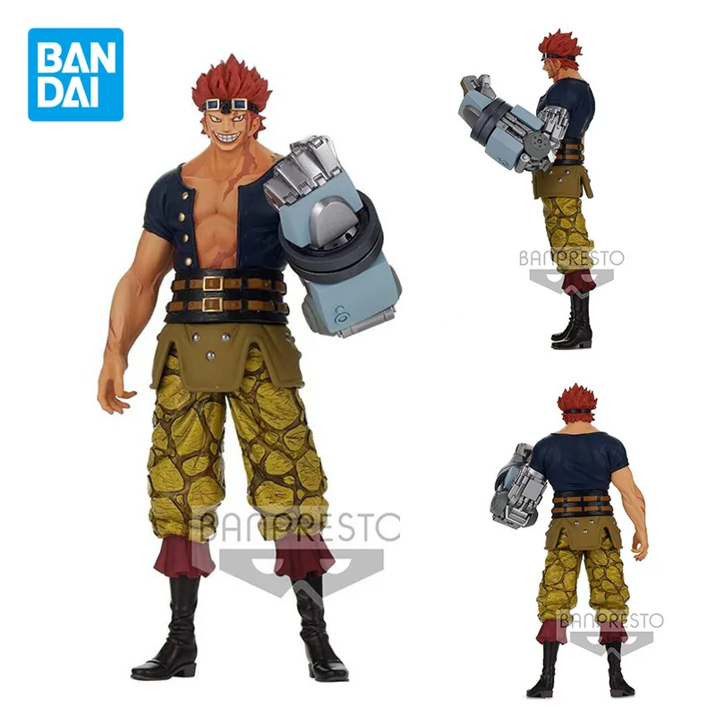 

Bandai оригинальная цельная модель DXF The Grandline для мужчин, земля ВАО-Вай, Eustass, Детская модель для рук, Орна, для мужчин, детские игрушки, подарки