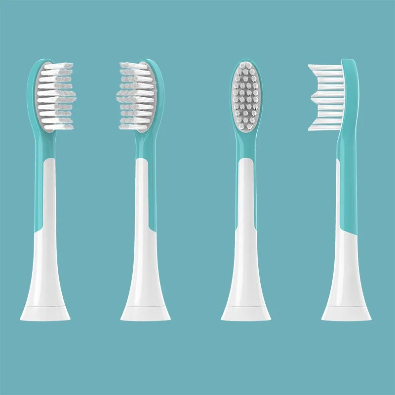 

Replacement For Philips Kid HX6 Toothbrush Heads Sonicare Electric Tooth DuPont Soft Brush Heads Smart Clean Suitable Head