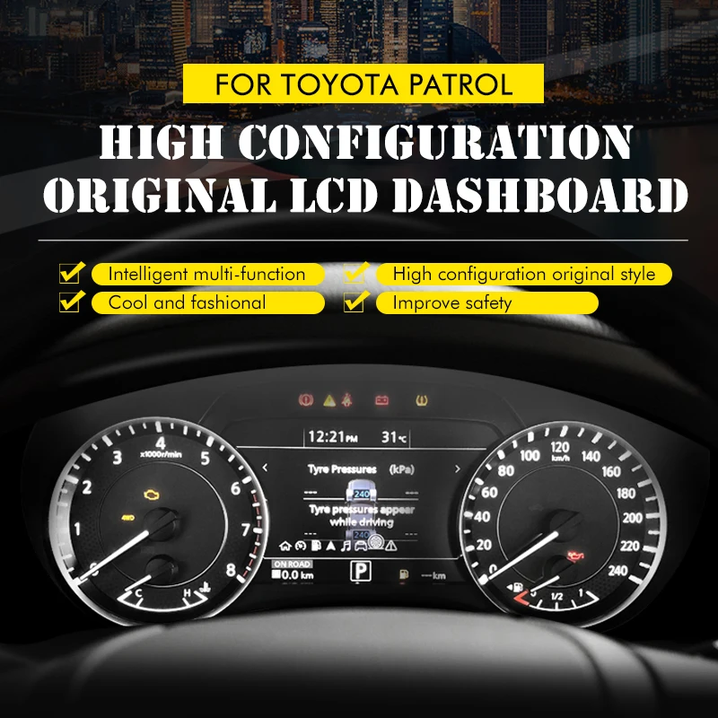 

Для Nissan патруль Y62 Infiniti QX80 старый метр обновленный до последнего оригинального качества высокая конфигурация цифровой ЖК-инструмент