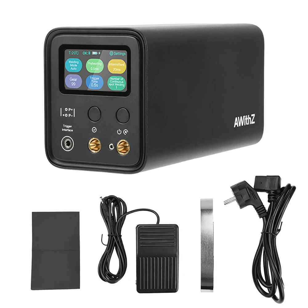 

AC110V/220V UF20B Аппарат для точечной сварки Фарадей Конденсатор Тип литиевой батареи Сварочное оборудование Высокомощный сварочный аппарат для бампера Сварочный аппарат