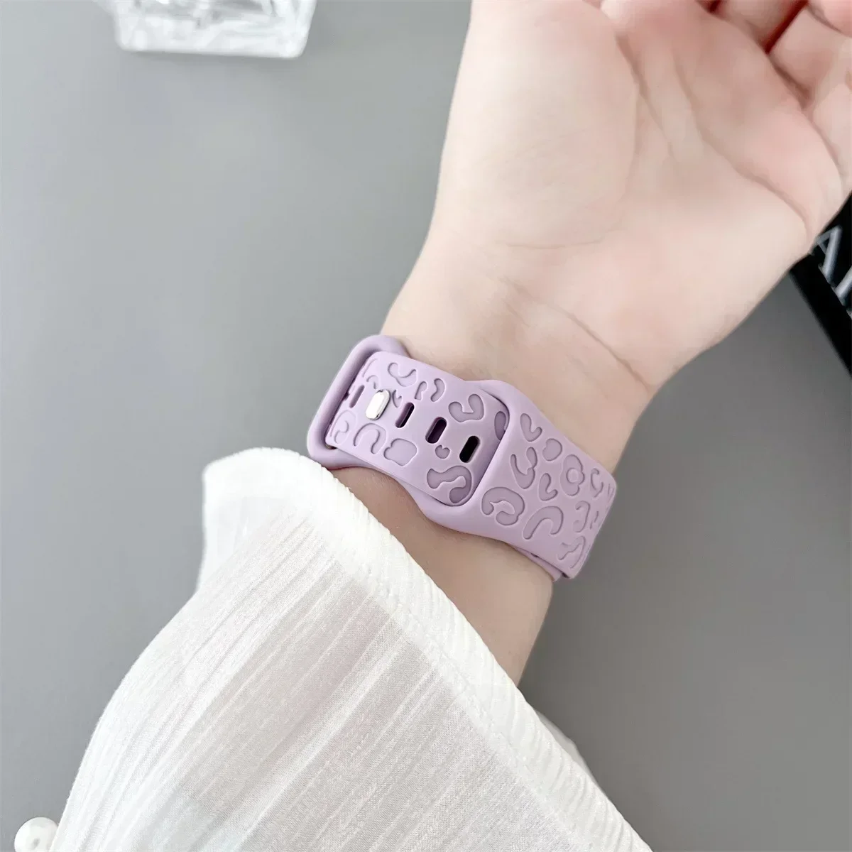 Для часов Huawei Fit 43, ремешок с леопардовым принтом для Huawei Fit 4 pro, силиконовый ремешок с гравировкой, сменный ремешок для часов (art.: 3920ceff91b4f) - 3920ceff91b4f