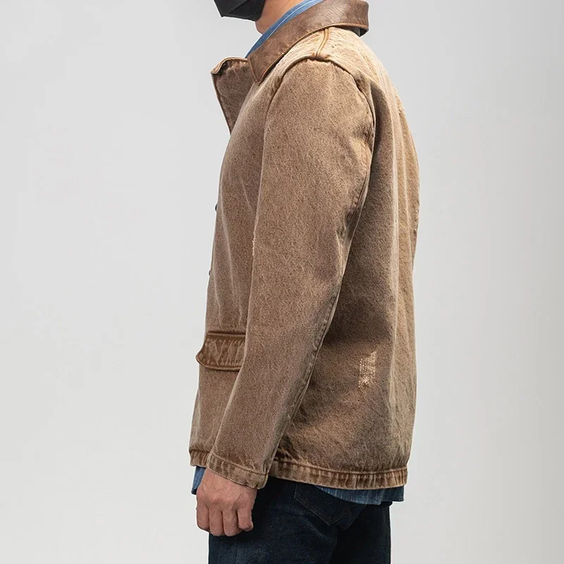 WAT41 игра RDR2 Arthur Morgan тот же стиль джинсовые костюмы для косплея в стиле вестерн