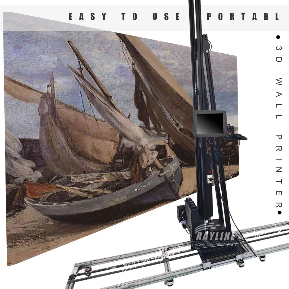 Вертикальный 3D струйный принтер на заказ настенный для индивидуального дизайна