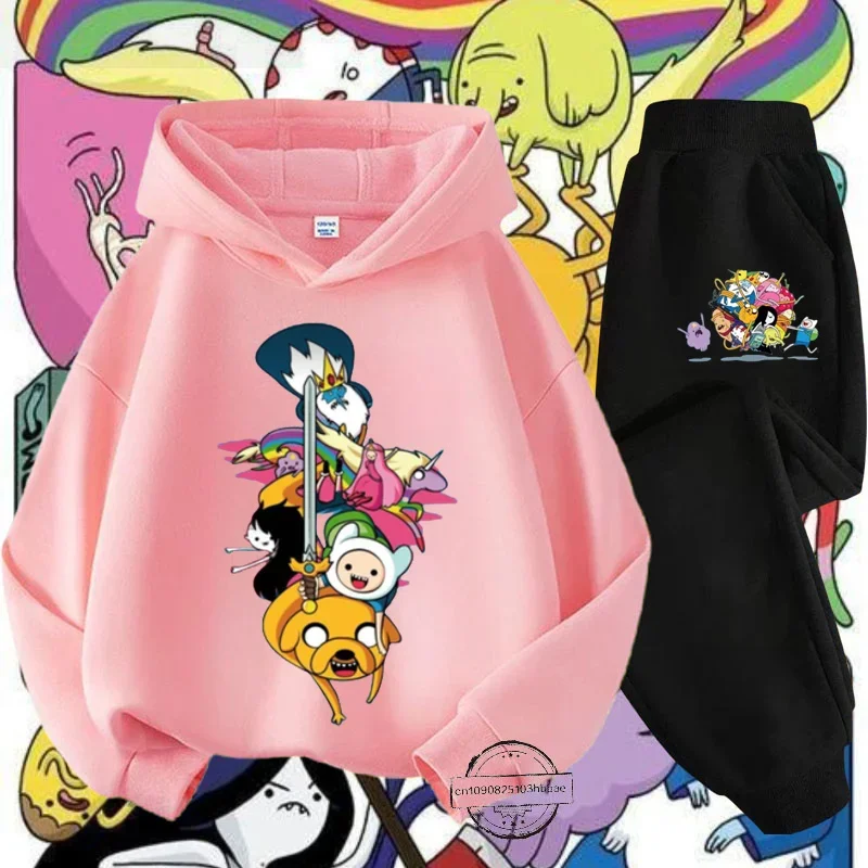Детская толстовка с длинным рукавом и мультяшным принтом в стиле Харадзюку