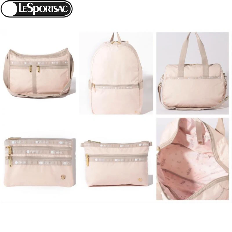 

Kawaii Anime Cartoon Lesportsac Limited Western-Style Powder Collection Messenger Bag Casual Women's Bag Tote Bag U150