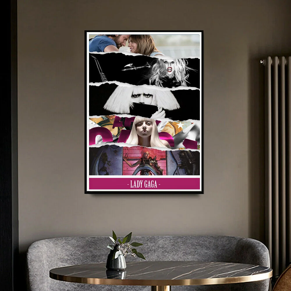 GX206 Леди Гага хип-хоп музыкальный альбом Звезда современный подарок плакат