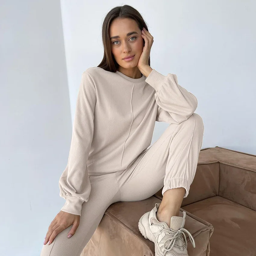 2022 Autumn Long Sleeve Long Pants Pajamas Set Women Wholesale Fashion Silk Satin Two-piece Pj Sets Sleepwear Loungewear Pijama