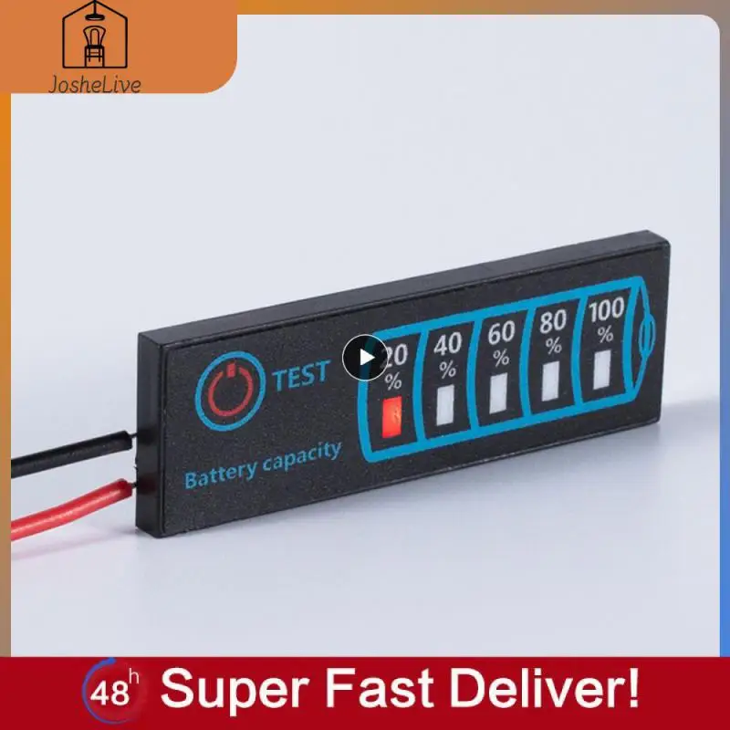 

1~10PCS 5-30V Lead Acid Battery Level Indicator 1S-8S 18650 Li-ion Lipo Lithium Battery Capacity Tester LCD Display Meter Module