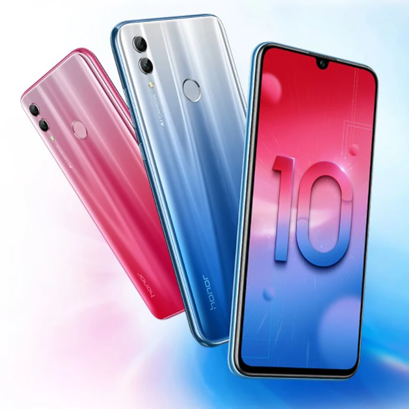 Официальный Смартфон Honor 10 Lite с глобальной прошивкой на базе Android 9 0 камерой