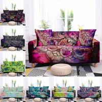 bohemia slipcovers sofa cover mandala pattern sofa covers elastic sofa cover for living room 1234 seater armchair sofa cover