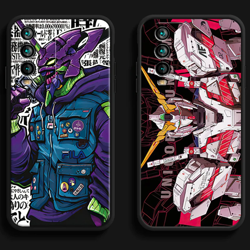

Gundam Anime Japan Phone Cases For Xiaomi Redmi Note 10 10S 10 Pro POCO F3 GT X3 GT M3 Pro X3 NFC Back Cover Carcasa Coque