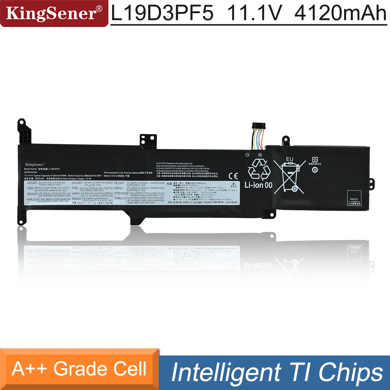 

KingSener L19D3PF5 Battery For Lenovo IdeaPad 3-14ADA05 3-14ARE05 3-14IIL05 3-14IML05 3-15ARE05 3-15IIL05 3-15IML05 L19C3PF7