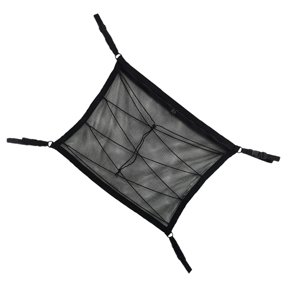 

Car Zipper Mesh Bag Roof Rack Cabana Tent Suv Ceiling Cargo Net Camping Interior Carrier