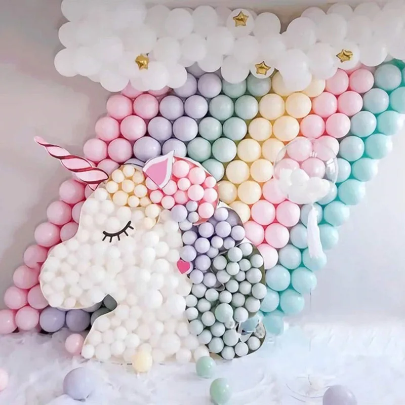 Цветные воздушные шары Macaron наборы из 100 шт. новинка 2022 года милые конфеты детские