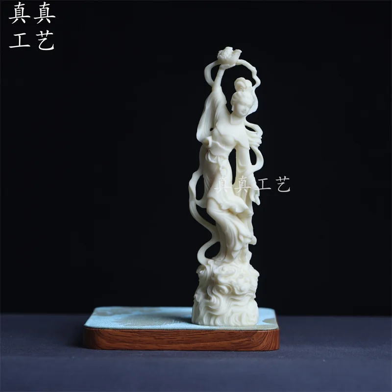 Nut из слоновой кости Tiannu Свободный цветок Красота Украшения для дома и аксессуары